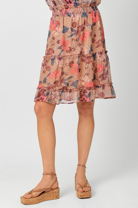 Floral Fantasy Skirt, Multi