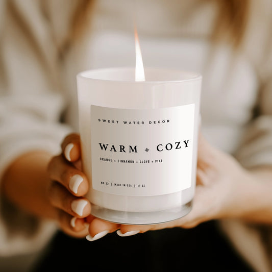 Warm and Cozy - 11 oz Soy Candle