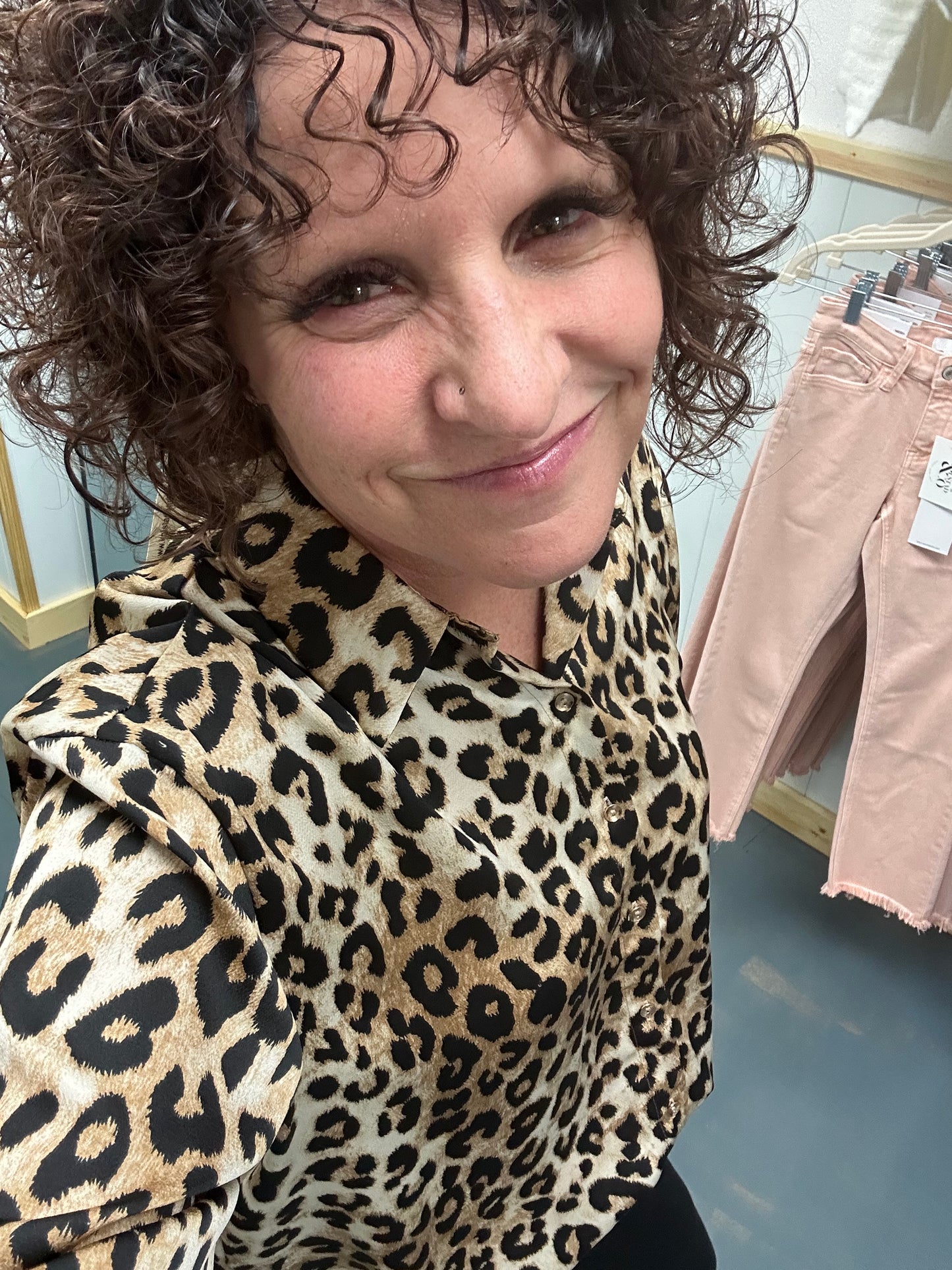 Spot On Animal Print Blouse, Leopard