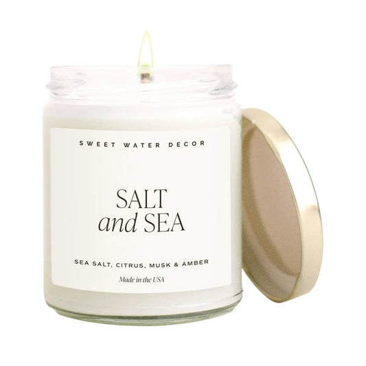 Salt and Sea Soy Candle (9 oz)